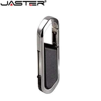 JASTER Leður USB2.0 Spennuna Penna-Ekið Viðskipti Flash-Drifi 4GB 8GB 16GB 32GB 64GB Tísku Gjöf Frjáls Skipum