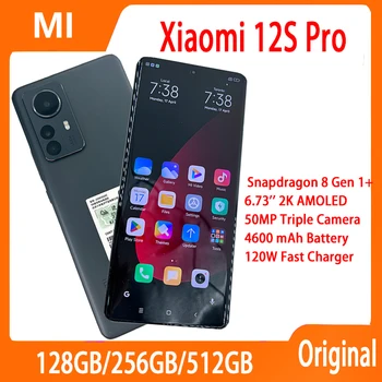 Alþjóðlegu Rom Xiaomi Mi 12 Pro 5G MobilePhone Snapdragon 8 Gen 1+ Út Algerlega 6.73