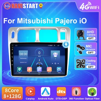 NAVISTAR T5 Android 10 Fyrir Mitsubishi Pajero IO 1998-2007 Útvarpinu 4G WIFI Leikmaður Carplay Android Farartæki GPS Siglingar Ekki DVD