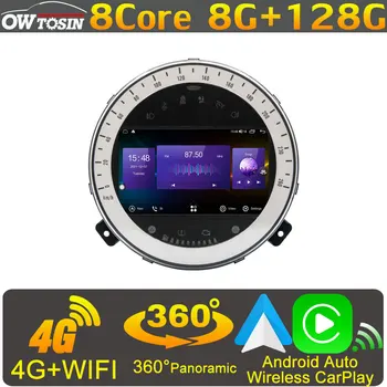 Owtosin 2 Din Android 11 8G 128G Bíl DVD-Spilari Fyrir BMW Mini-Cooper R56 R57 R58 R59 Coupe Roadster GPS Útvarp Höfuð Eining DSP
