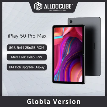 ALLDOCUBE iPlay 50 Pro Max 10.4 Tommu 2K Töflu 8GB RAM 256GB ROM Android 12 6000mAh Sól G99 varð um Símtal pad iPlay 50 töflur